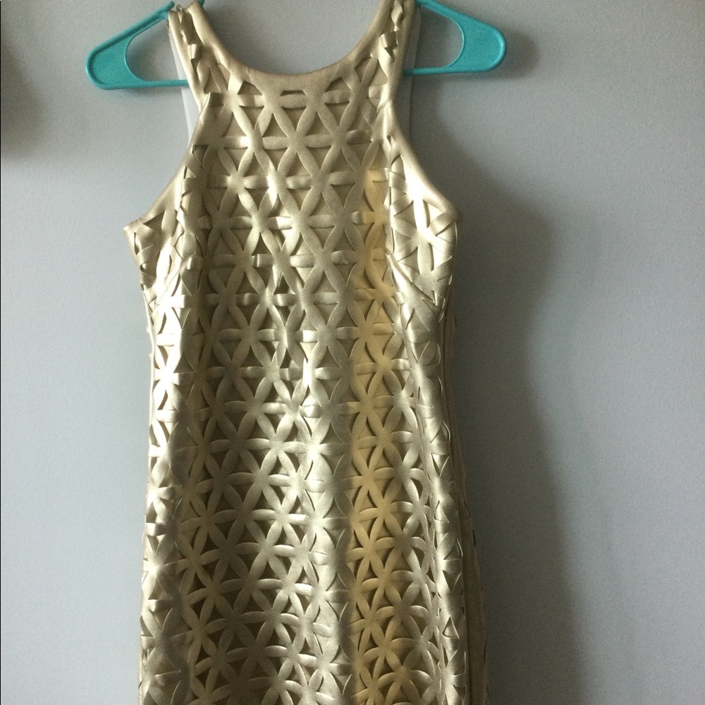 XS Gold Lilly Dress